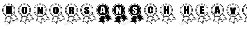 HONORSansCH HEAVY字体转换